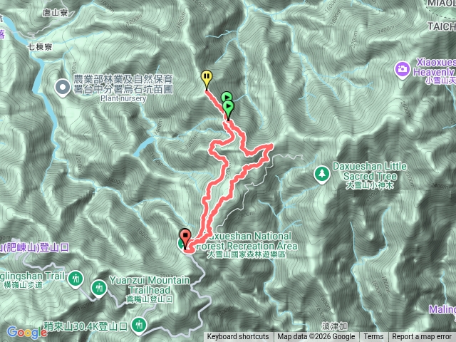 烏石坑山/船型山O繞