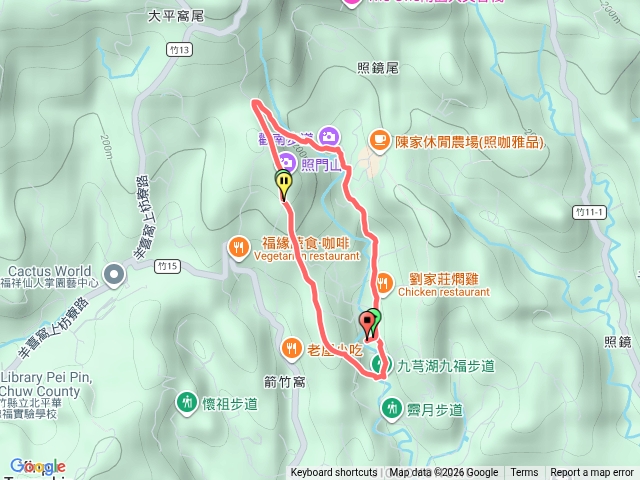 九芎湖步道預覽圖