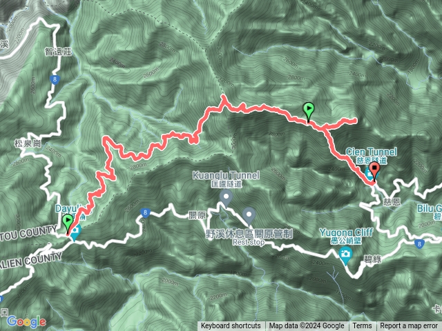 畢羊縱走,畢祿山、鋸山七連峰、鋸東山屋、鋸山東峰、羊頭山、慈恩隧道口