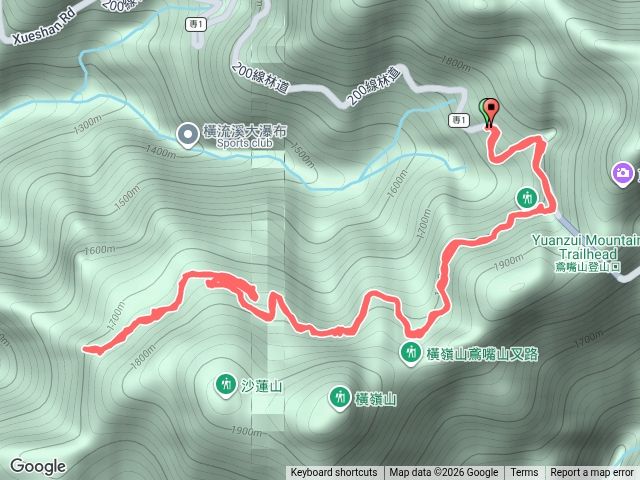 橫嶺山自然步道預覽圖