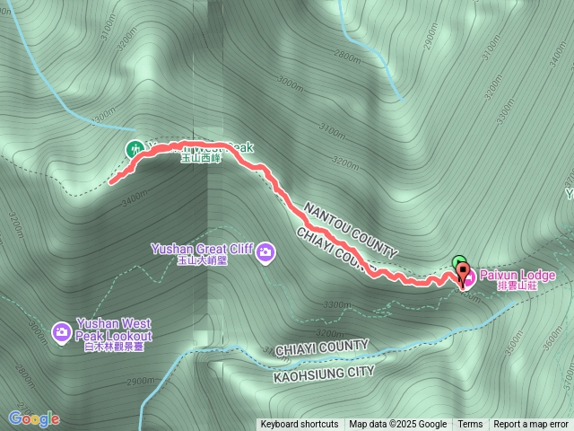 排雲到玉山西峰