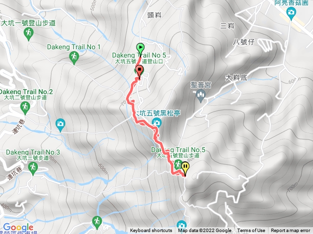 大坑5號頭嵙山來回