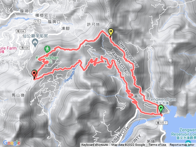 仙公廟坎頭山-山河嶺-曾文水庫O型縱走