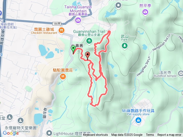觀音山登山環狀路線