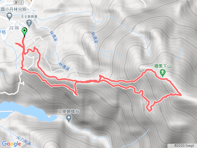 棚集山、棚集下山