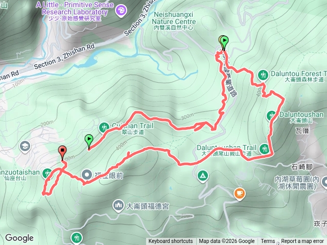 大崙頭尾山仙座台山環狀預覽圖