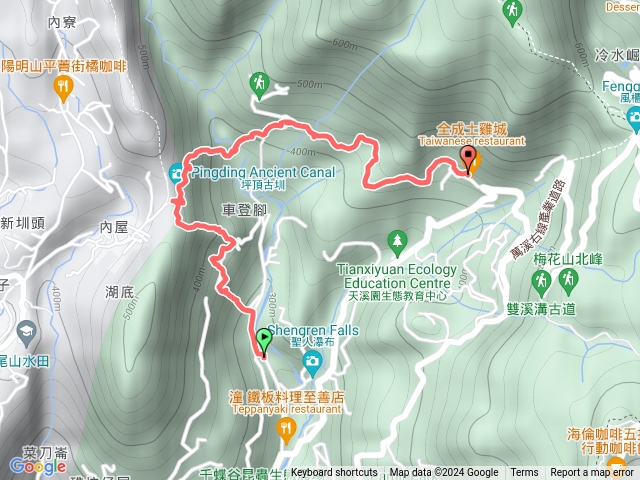 坪頂古圳親山步道預覽圖