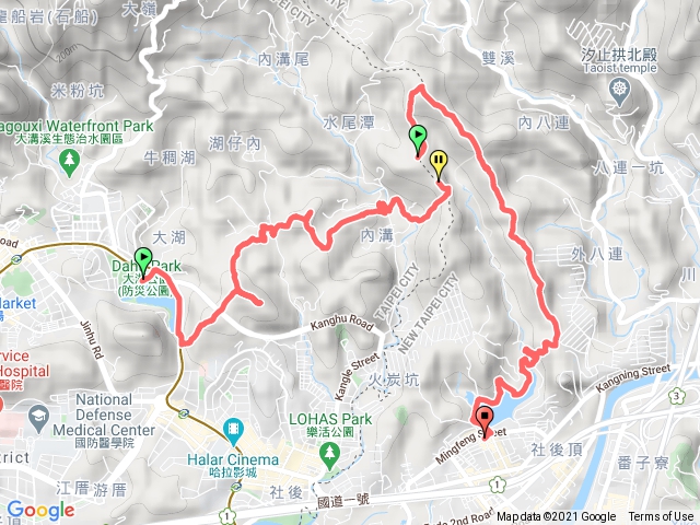 雙湖縱走大湖到金龍湖