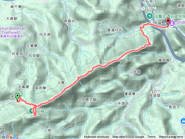 筆架山連峰、二格山預覽圖