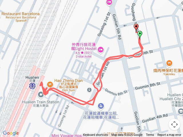 花蓮火車站換票
