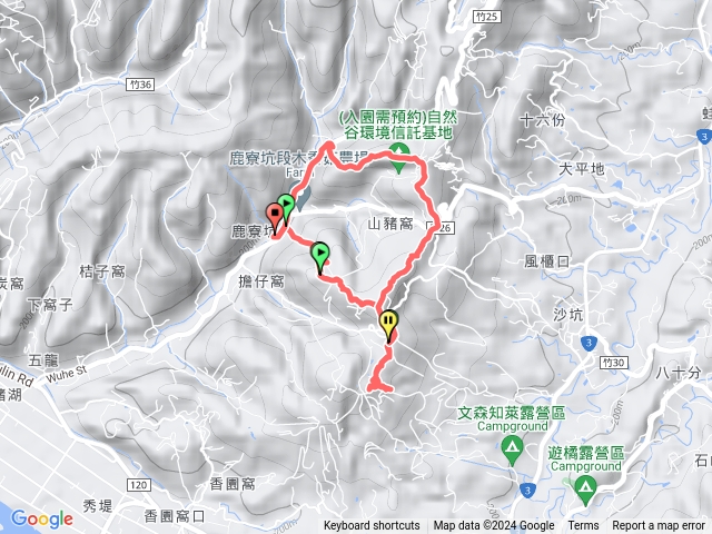 飛沙縱走後段 沙坑山.二確山.南何山.南何南峰