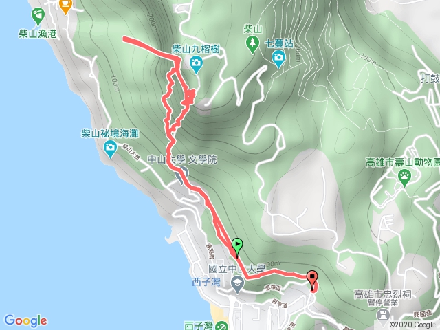 柴山觀景崖走少女峰O型線