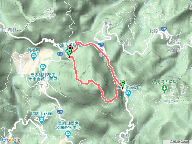 cho健行-七星山O行（主峰-東峰-冷水坑-夢幻湖-人車分離步道）-7公里