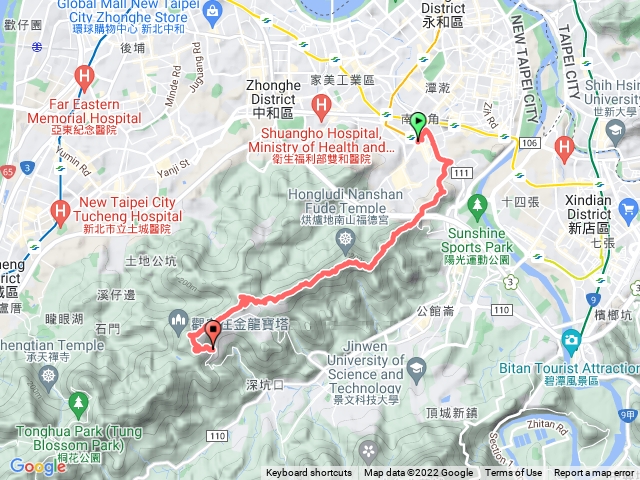 南勢角到將軍嶺