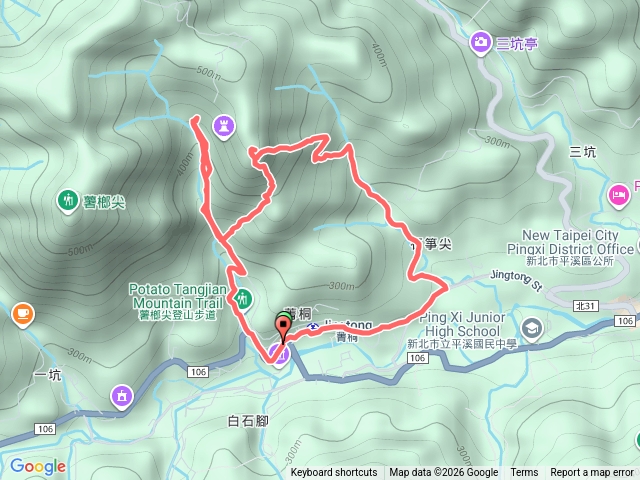 2025微笑山線大縱走尋寶集章任務微笑山線：【五分山系】菁桐煤礦段202601180956預覽圖
