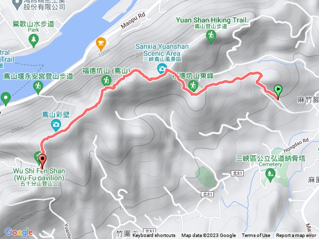 鳶尾山-五十分山登山口