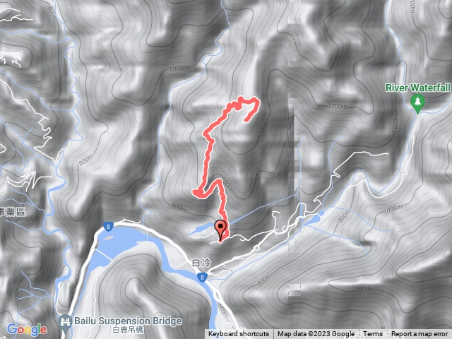 谷關三雌白冷山