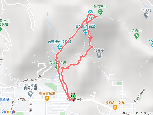 金面山大岩壁