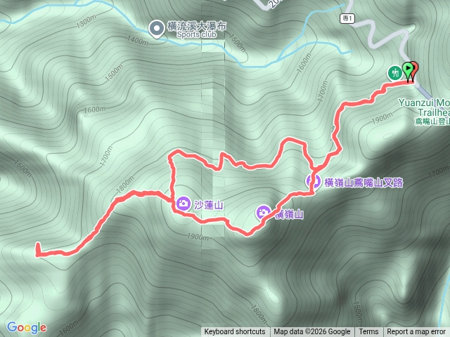笛吹沙縱走預覽圖