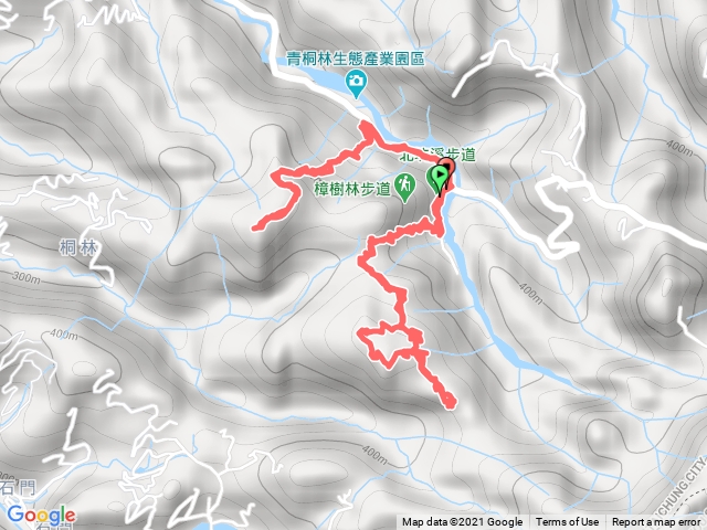 桐林花廊、北坑溪、霧峰奧山