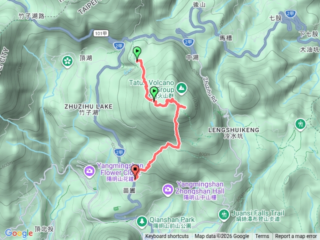 七星山小油坑上苗圃下