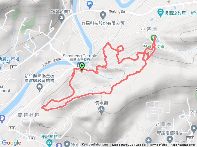 飛龍步道、五分埔山