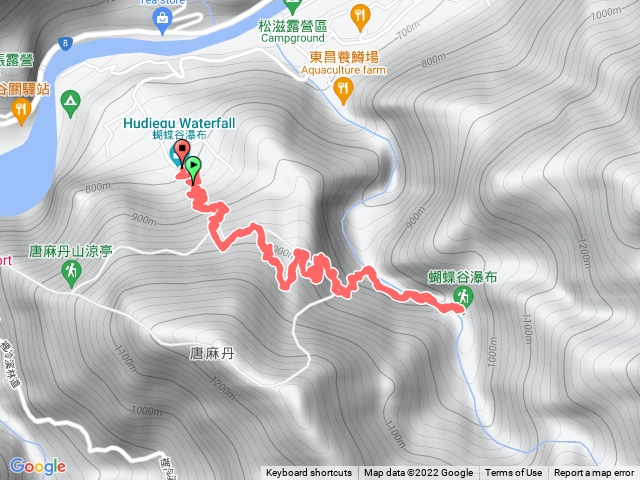 20221118唐麻丹山蝴蝶谷瀑布