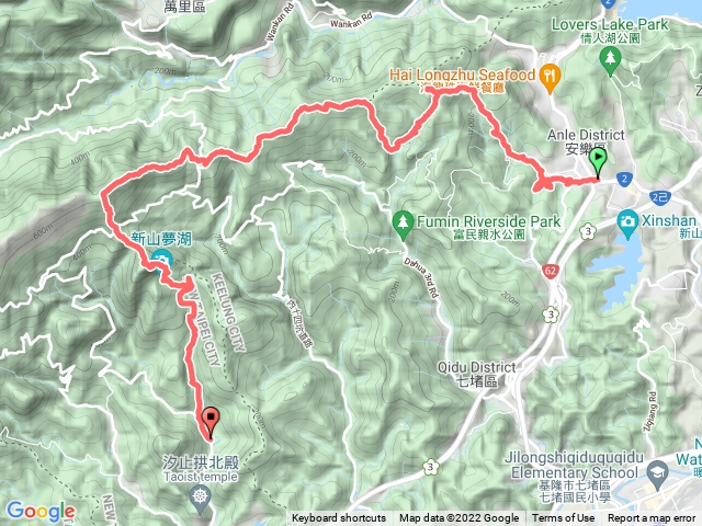 20220103大武崙走興基坑古道.面桶寮古道經界寮縱走路段下新山夢湖