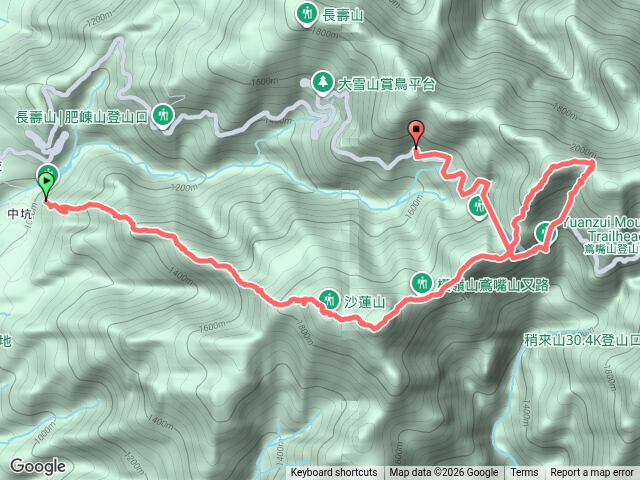 沙蓮山橫嶺山鳶嘴山預覽圖