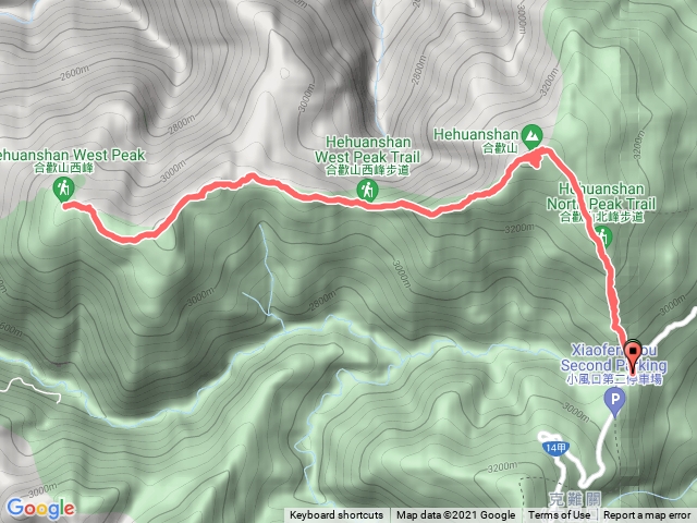 合歡西北峰一日來回