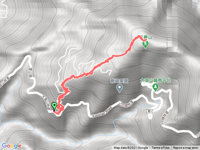 長壽山(原路來回)