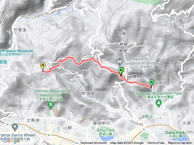 2023年臺北大縱走：尋寶任務臺北大縱走第五段：捷運劍潭站至碧山巖（劍潭支線）202308131545