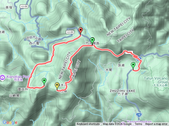 大屯山主峰南峰西風二子坪