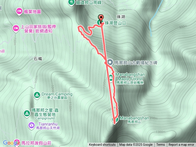 馬那邦山步道(珠湖端)