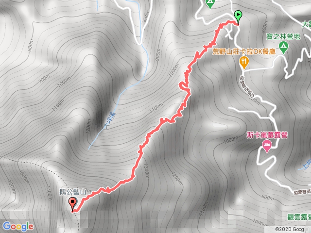 鵝公髻山.第一登山口.2016-12-11