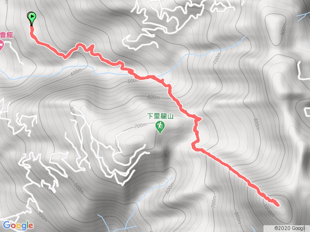 2020-3-22北登山口里龍山