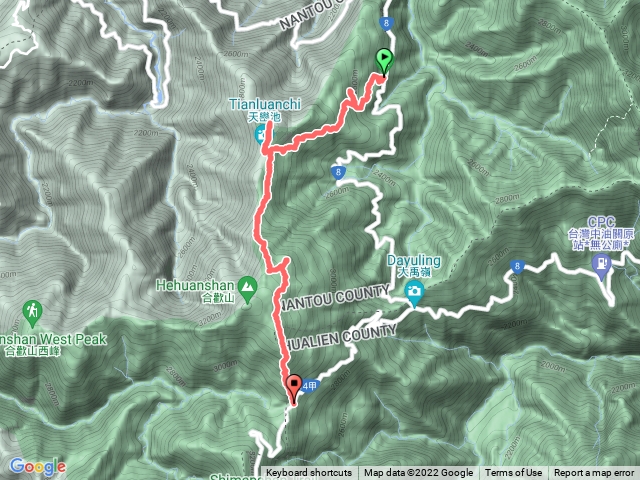 武法奈尾山-合歡北登山步道