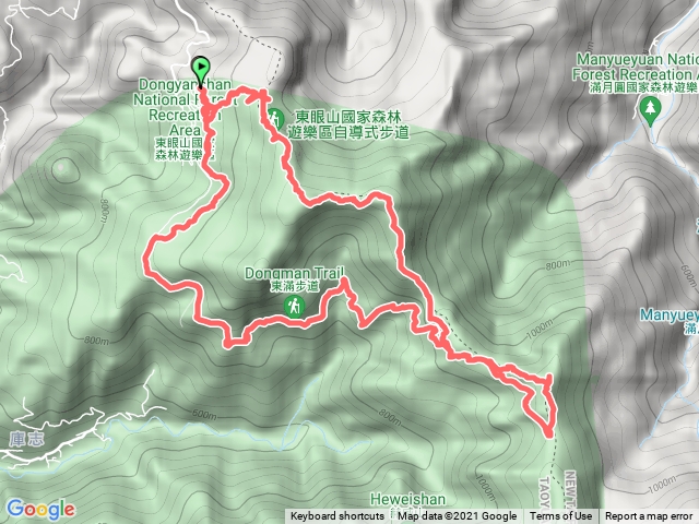 小百岳集起來東眼山自導式步道202111281305