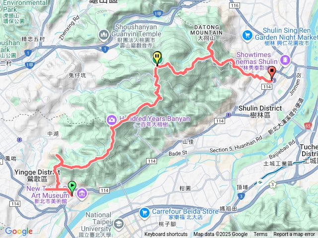 鶯歌樹林大縱走預覽圖