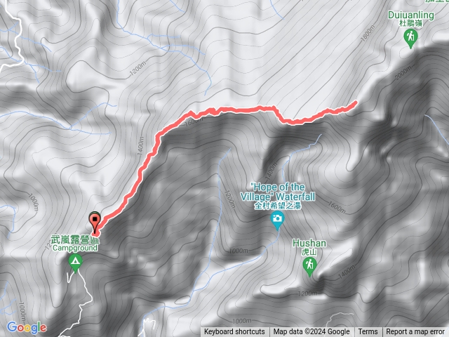 橫龍山2054峰縱走