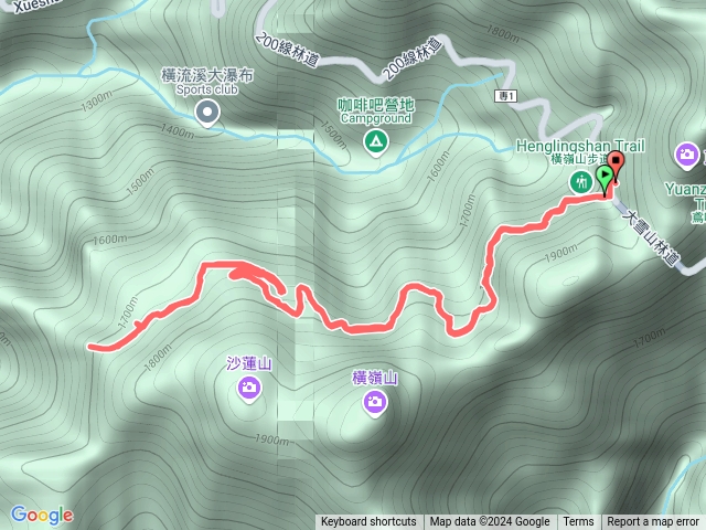 橫嶺山步道預覽圖