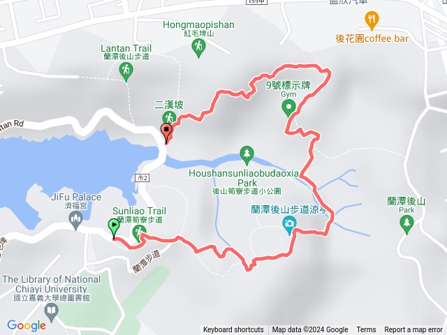 蘭潭步道（紅線）預覽圖