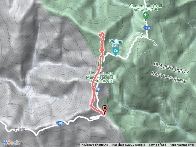 20221202合歡南峰↔️主峰