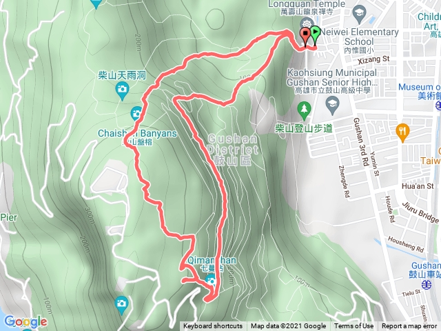 柴山o型蹤走