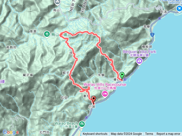 叢雲山淡蘭古道坪溪段接石空古道出外澳預覽圖