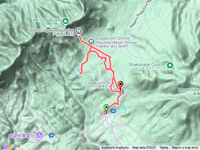 日本長野戶隱五社