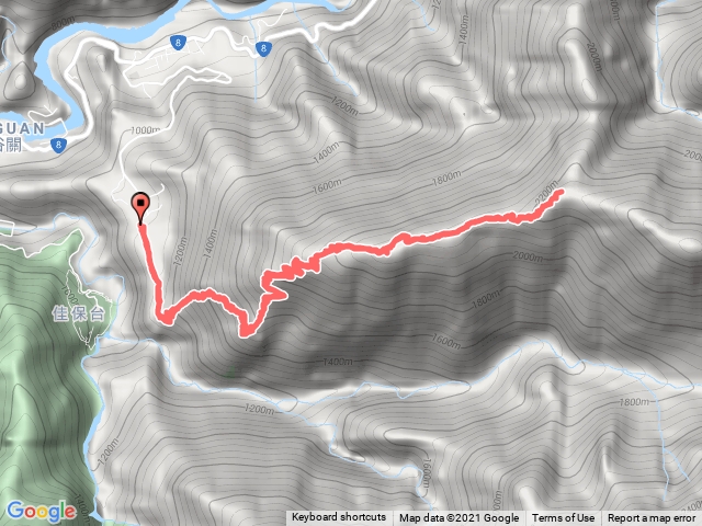 馬崙山，八壯士原路進出