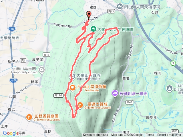 大崗山O型縱走(2026-04-06金牌)預覽圖