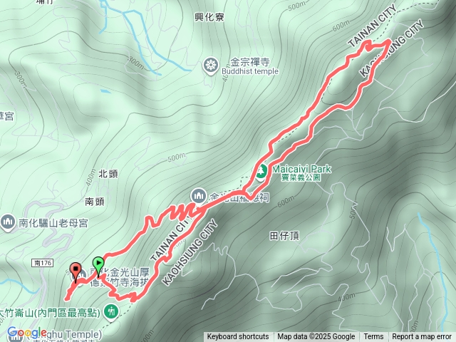 厚德紫竹寺到刨牛山O型縱走