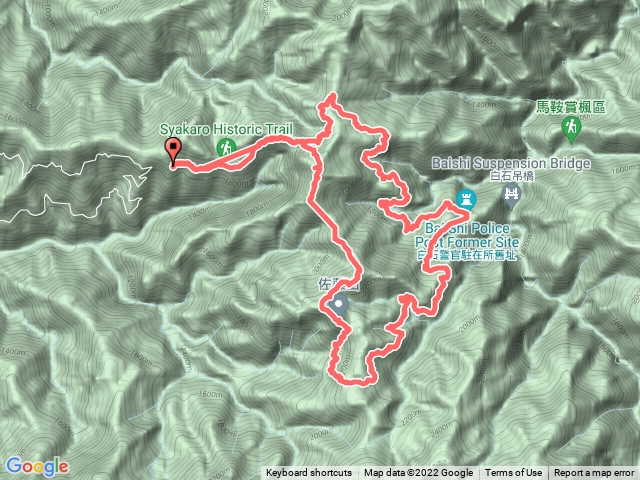 2022/03/19 霞喀羅古道、霞喀羅大山、佐藤山、佐藤駐在所、白石駐在所O型走